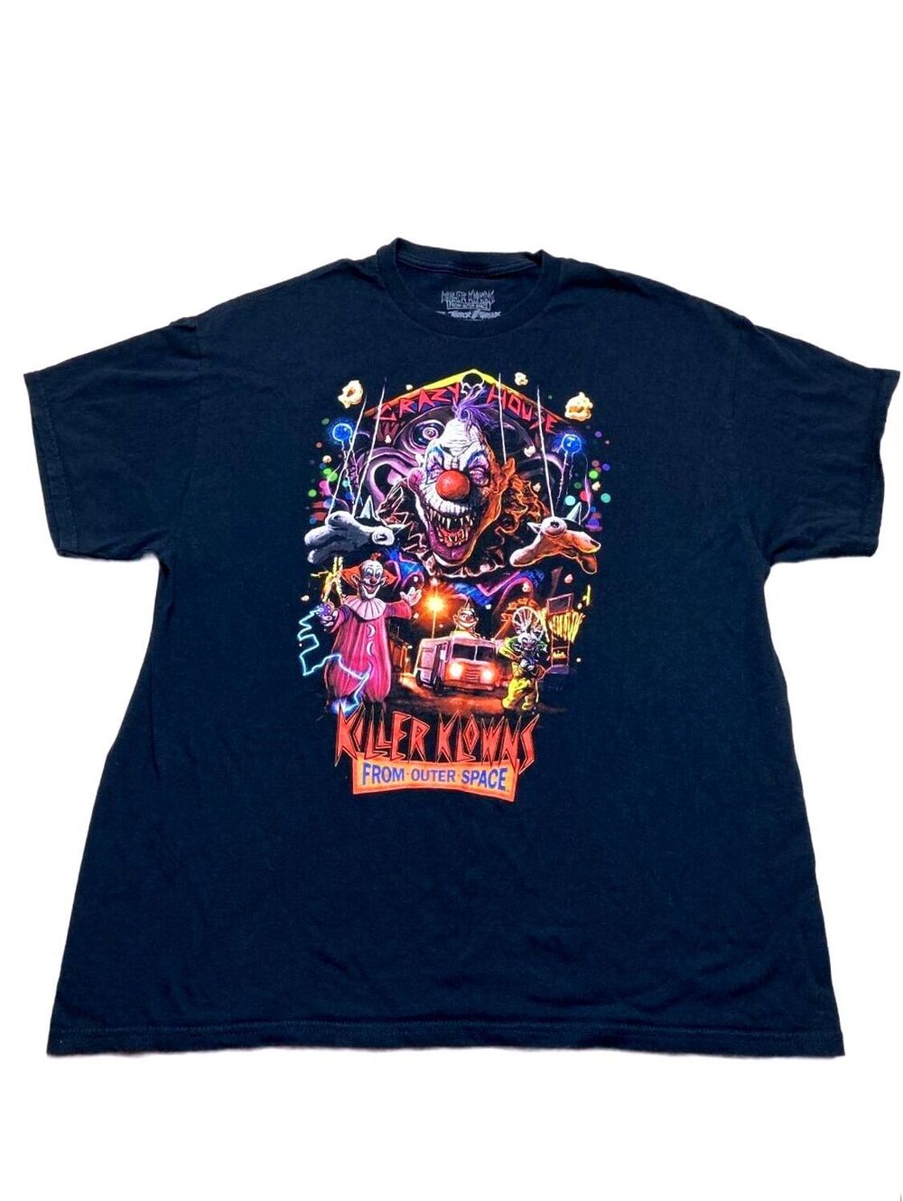 Killer Klowns From Outer Space Graphic T-Shirt Black XL